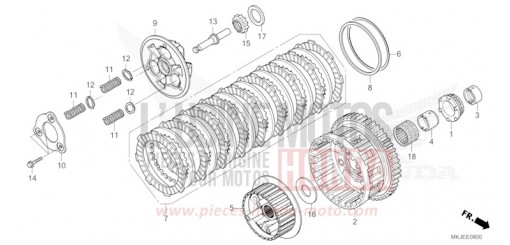 EMBRAYAGE CB1000RAP de 2023